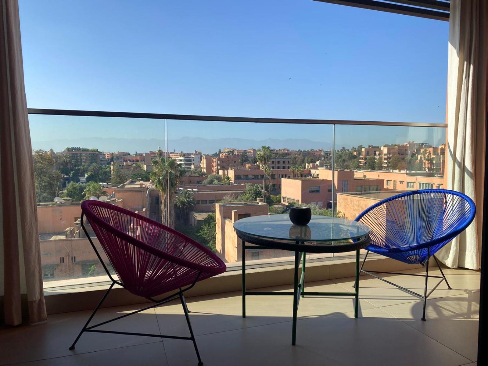 Luxueux Appart Hivernage Avec Vue Sur L"Atlas Marrakesz Zewnętrze zdjęcie